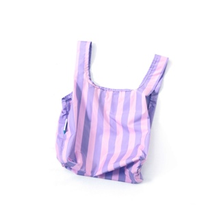 英國Kind Bag-環保收納購物袋-小-紫色條紋 墊腳石購物網
