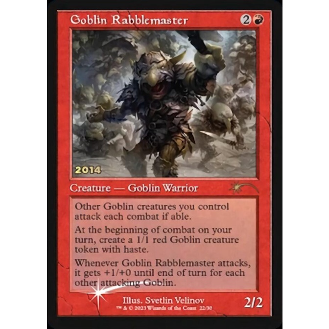 魔法風雲會 Goblin Rabblemaster (Magic 30)