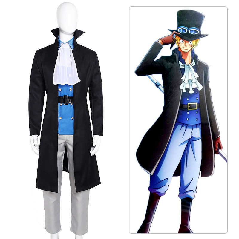 航海王海賊王ONEPIECE薩波薩博cosplay服裝男套cos裝現貨定制包郵