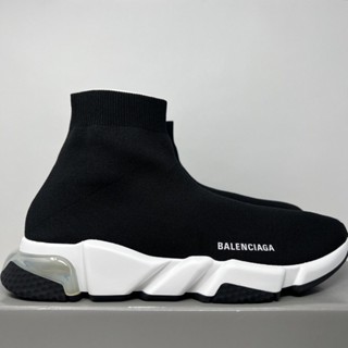 巴黎世家 Balenciaga Speed Clear Sole 黑白 針織鞋子 套襪鞋 襪套鞋 607544