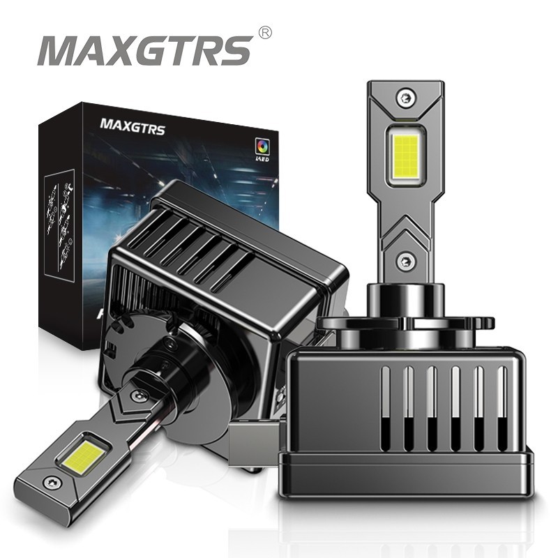 Maxgtrs D1S D4S D4R D2R D2S LED 大燈燈泡 6000K 白色轉換套件即插即用氙氣車燈炮