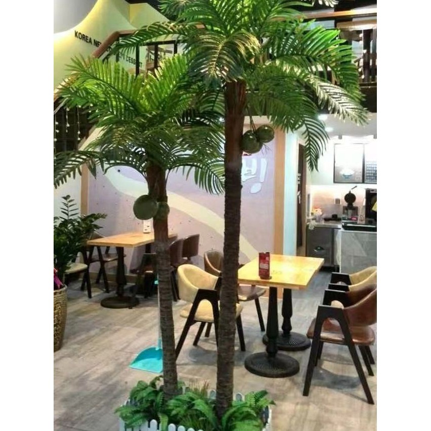 【訂金】假椰子樹熱帶植物椰子樹仿真落地大型假樹裝飾仿真椰子樹網紅室內-森客精品