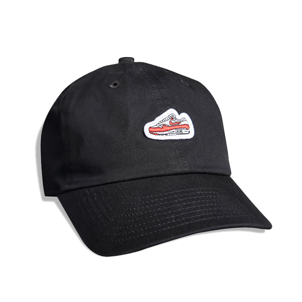Nike Club Air Max 1 男女款 黑色 可調式 刺繡LOGO 老帽 帽子 棒球帽 FN4402-010