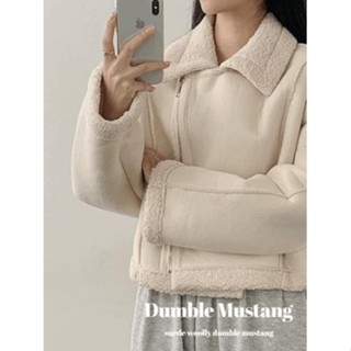 Codibook｜韓國 peachmode 焦糖色絨毛寬鬆翻領羊毛外套［預購］大衣 羊羔毛外套 女裝