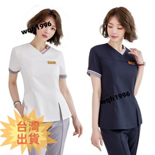 免運🔥私人診所護士服醫院工作制服健康中心工作服女醫生夏天工作服套裝