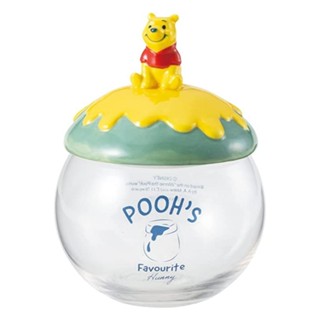 免運 現貨 日本進口 迪士尼 Disney 小熊維尼 Pooh 造型玻璃糖果罐(320ML) 賣場多款任選