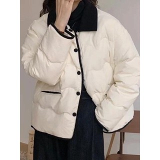 【Codibook】韓國 Wansmall 拼色蓬蓬鋪棉羽絨外套［預購］夾克 女裝