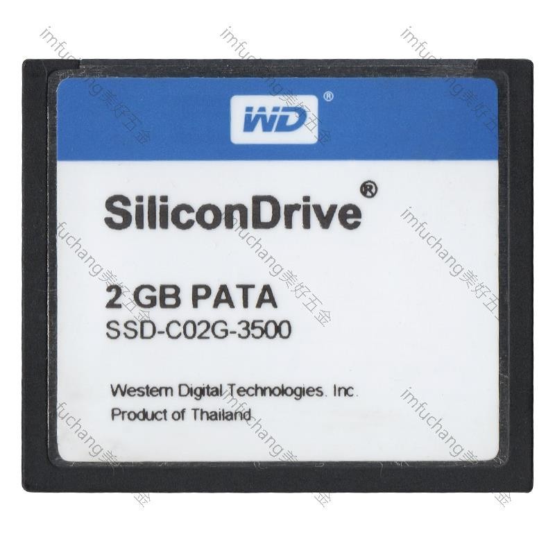【記憶卡】WD SILICON DRIVE CF卡 2G PATASSD-C02G-3500/3800 法蘭克工業卡/美