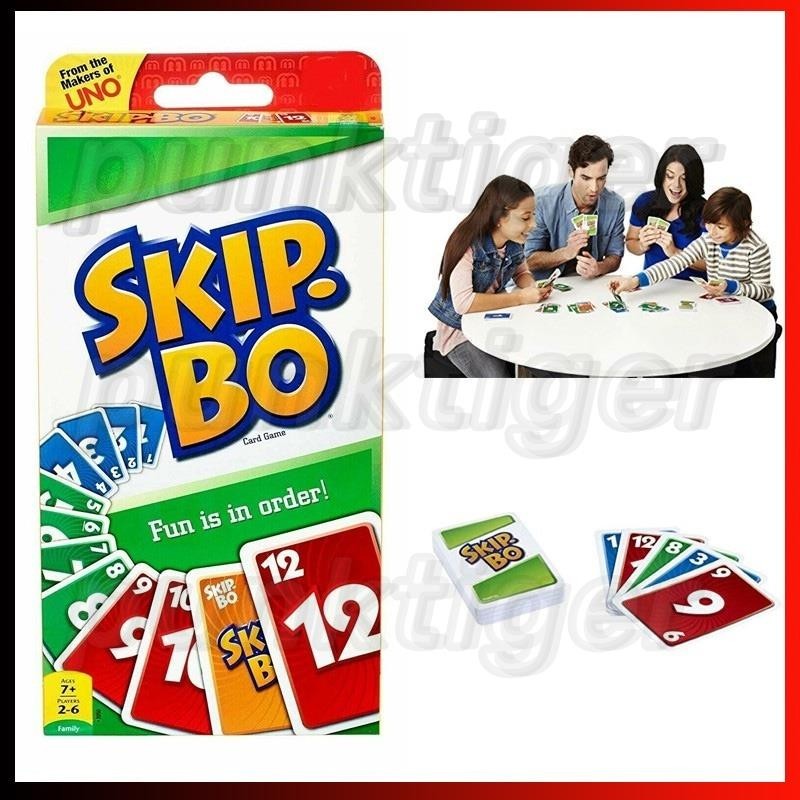 【桌遊 推薦】卡牌遊戲 Skip-bo 快節奏家庭趣味卡牌桌遊派對卡牌遊戲uno