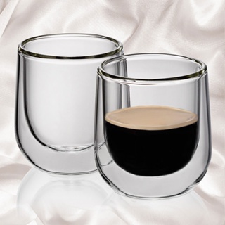 台灣現貨 德國《KELA》雙層玻璃濃縮咖啡杯2入(60ml) | 雙層隔熱杯 義式咖啡杯 午茶杯