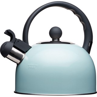 台灣現貨 英國《KitchenCraft》復古笛音壺(藍1.3L) | 煮水壺 燒水壺