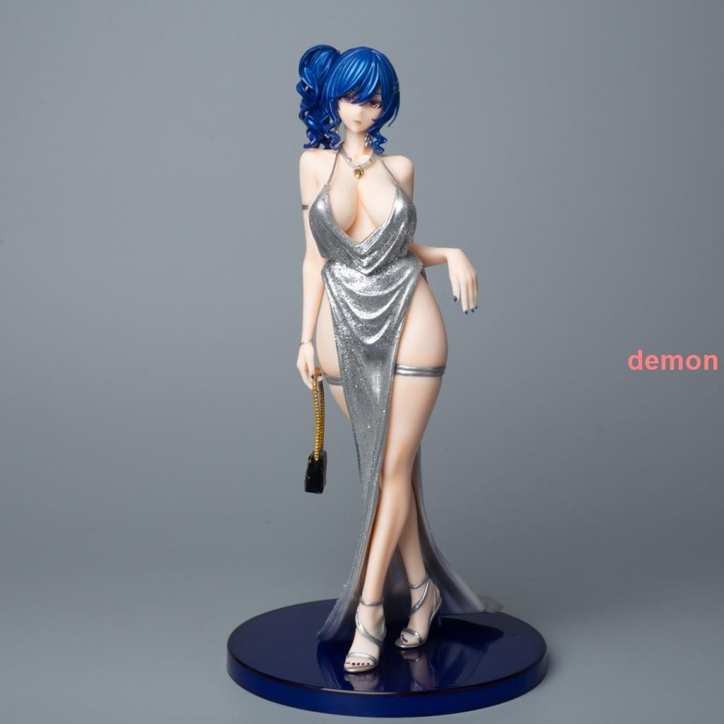 【demon】碧藍航線 聖路易斯 26cm 1/6 側乳 禮服 開高衩 軟硬 可脫 MX 二次元 模型 公仔 擺件