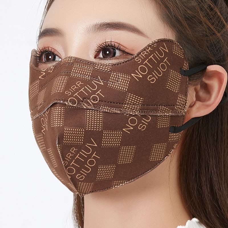 3d立體冬季保暖口罩女擋風棉佈口罩可水洗透氣加大加厚時尚護眼角GNPJ0229~