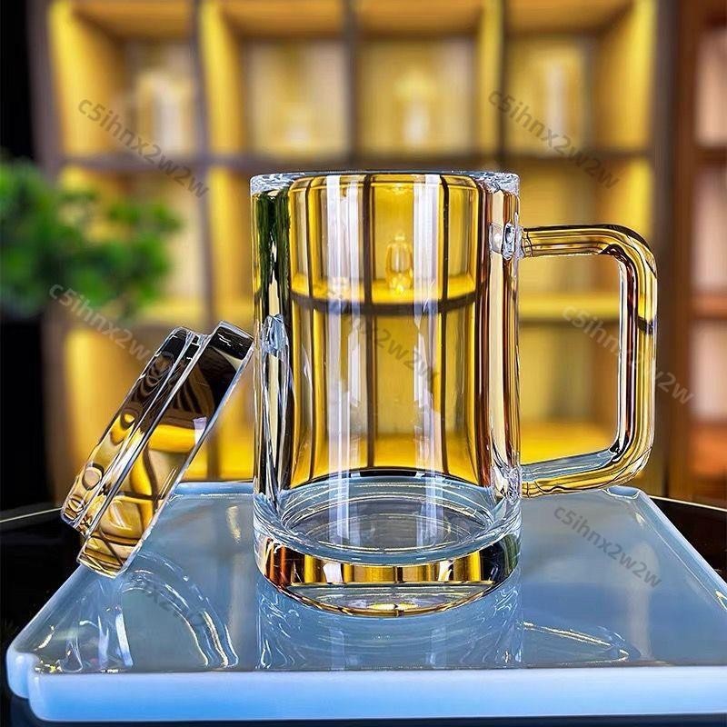 優選+真水晶杯天然原石高檔原礦和高端水晶玻璃杯按選擇發茶杯單層加厚
