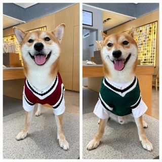 TT 學院風毛衣 包芯紗 寵物服飾 秋冬服飾 狗衣服 中型犬 小型犬服飾 西高地 比熊 柯基 法鬥 柴犬 米克斯 限時特