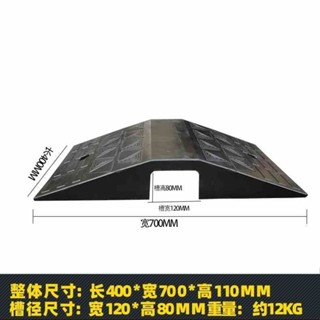 便攜式汽車上坡墊橡膠橋型路沿坡門檻斜坡墊臺階墊馬路牙子斜坡[美馨精品旗艦店]