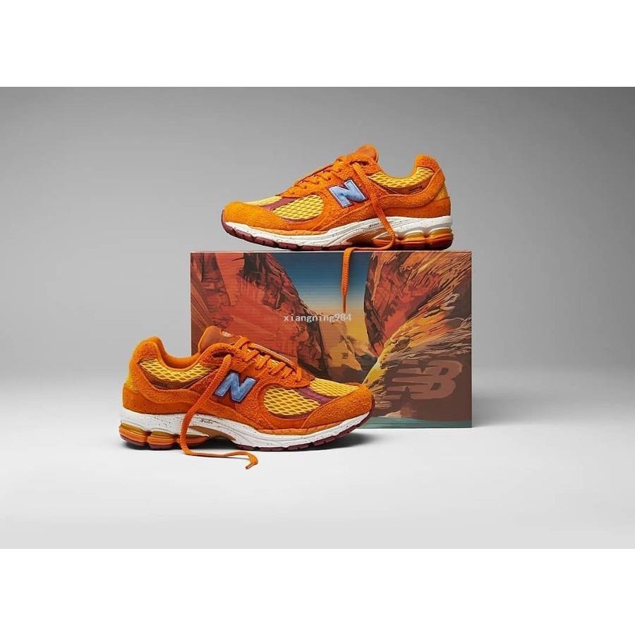New Balance 2002R 橙黃色 ML2002R1 麂皮 透氣 慢跑鞋