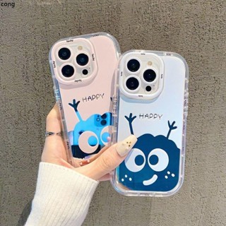 可愛 煤球 情侶煤球 iPhone 15plus 14ProMax 奶油鏡面殼 蘋果12 11 13 軟殼 xr