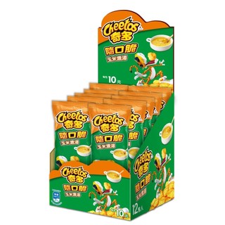 Cheetos 奇多隨口脆 玉米濃湯口味玉米脆 28g*10包【合迷雅旗艦館】