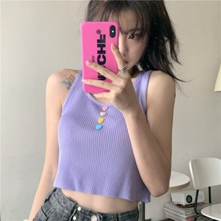 🌞【OBIND】🌞吊帶 內搭吊帶 針織短款上衣女2024新款夏季韓版網紅修身顯瘦吊帶背心外穿打底衫