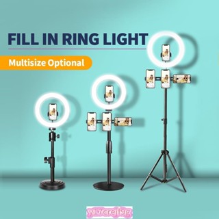 Selfie Fill in Ring Light with Tripod Stand 4 Phone Holders