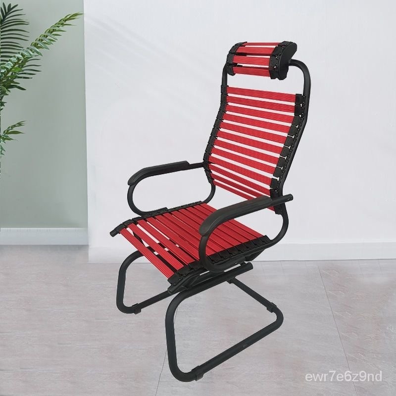 電腦椅 橡皮筋椅子 健康透氣彈力性椅 夏季繩條電競彈簧舒服久坐繃帶