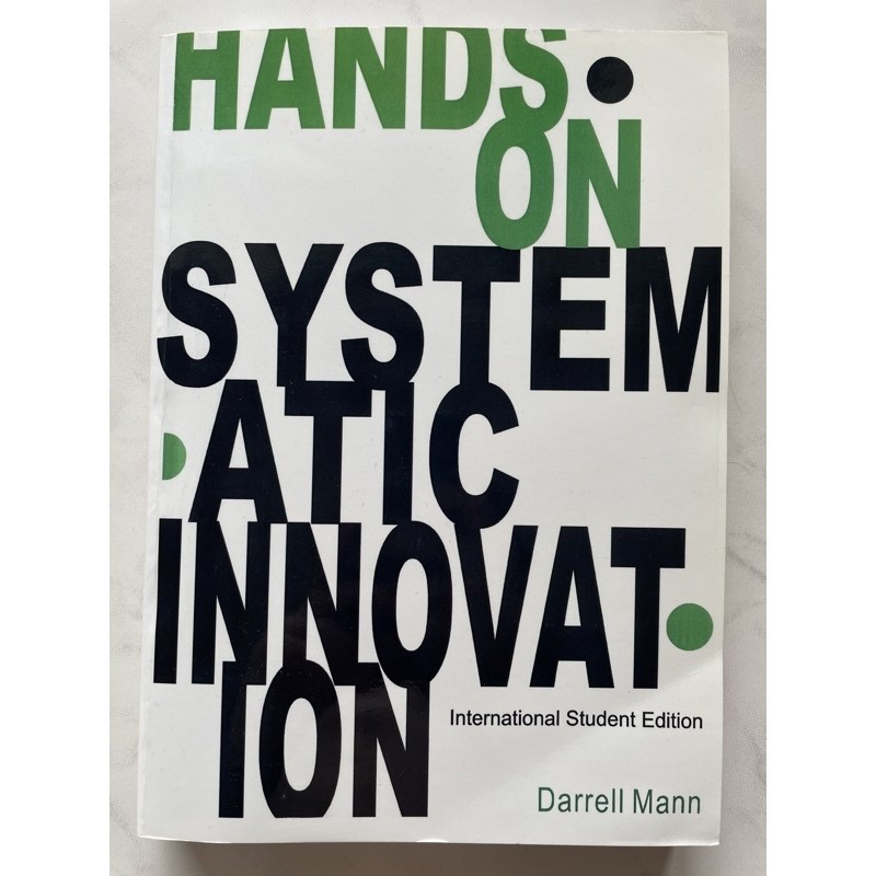 Hands-on Systematic Innovation