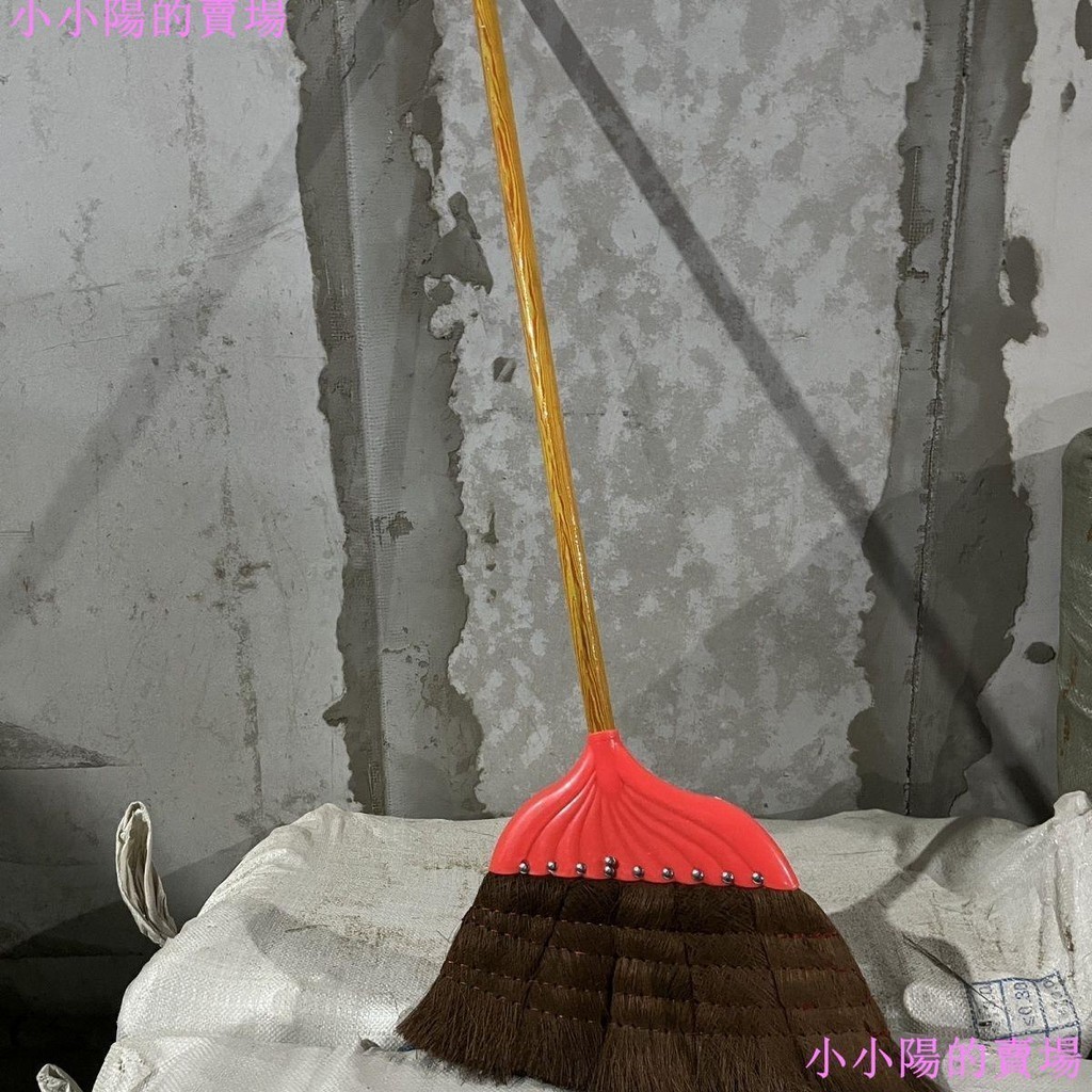 #特惠 爆款 棕櫚掃把工廠車間專用老式棕毛掃帚家用簸箕掃院子長柄掃地笤帚