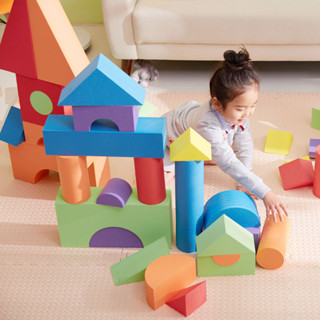 EVA 兒童 泡沫 積木 大號 1-2-3-6周歲 軟體 海綿積 幼兒園 益智 拼裝 玩具
