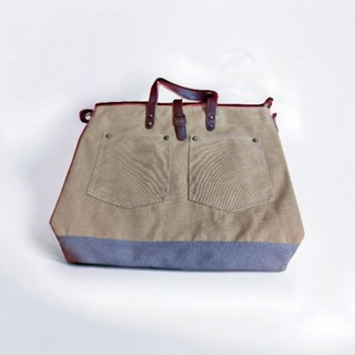 〔現貨〕麂皮兩袋造型手提公事包 側背包（附背帶）