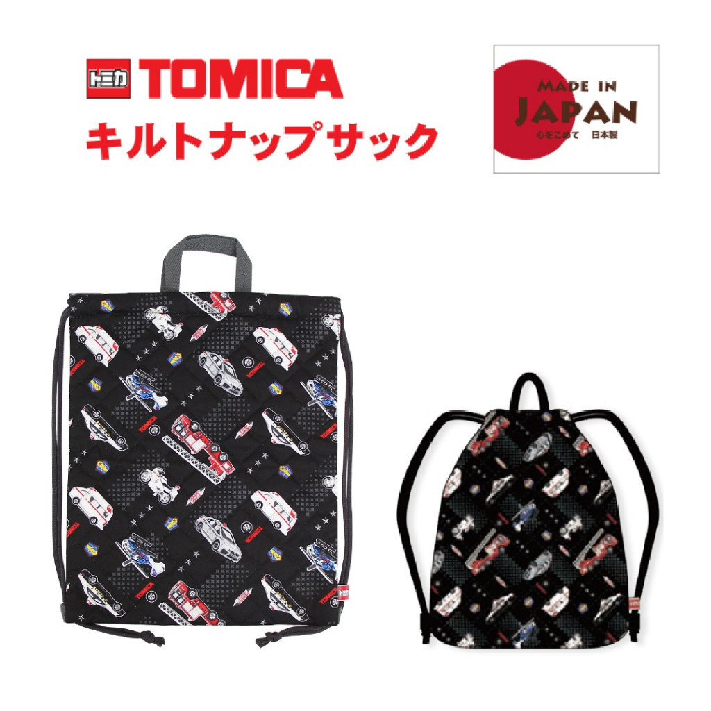 風和屋💖日本製正版 TOMICA 多美小汽車 手提袋 棉質 束口後背包 抽繩後背袋 補習袋 BOXX