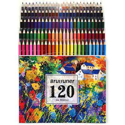 油性彩鉛筆72色繪畫學生用手繪初學者專業120色兒童塗鴉畫筆48色彩色鉛筆美術畫畫150色水溶性彩鉛套裝
