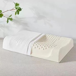 泰國天然乳膠枕顆粒按摩護頸乳膠枕頭枕芯會銷禮品