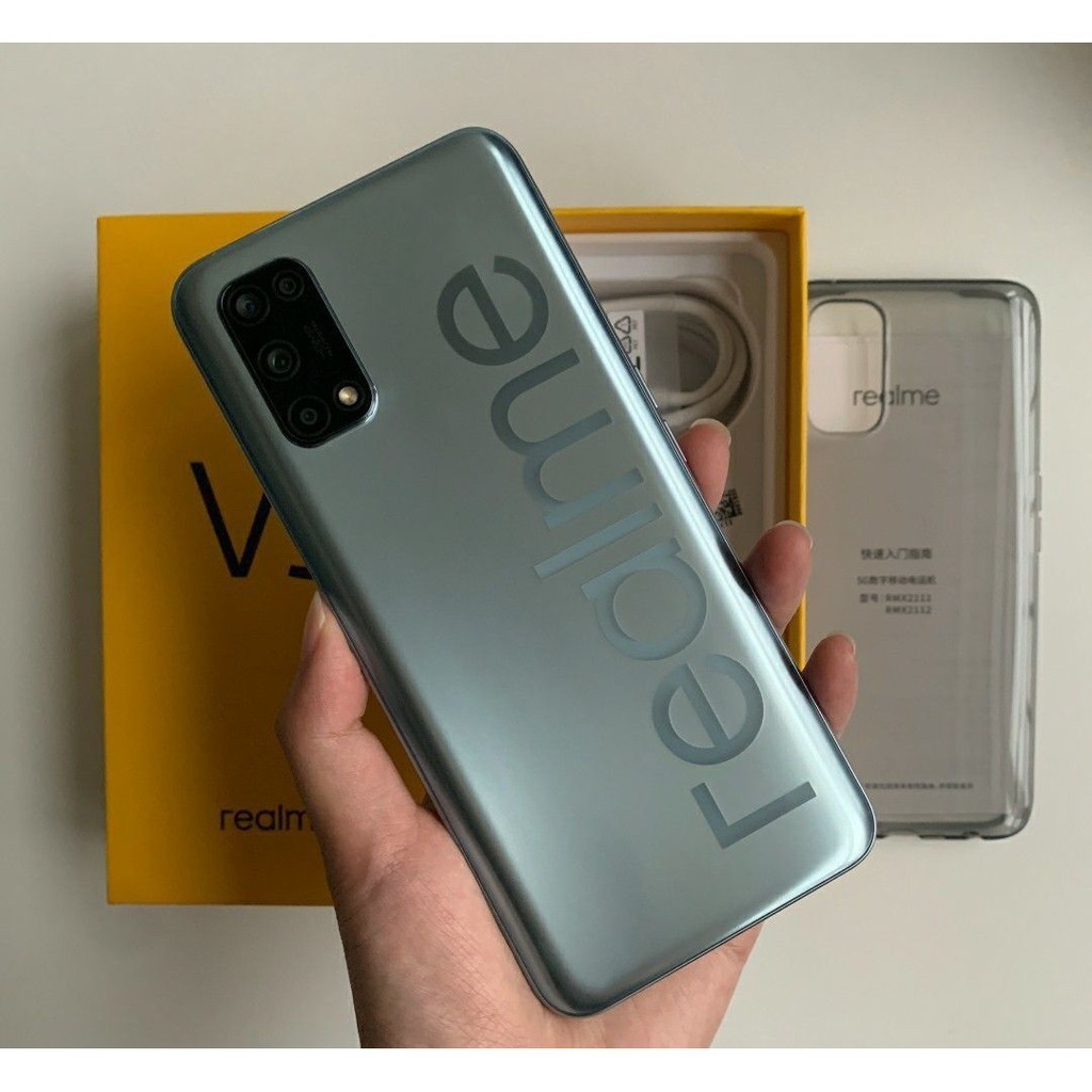 賠本最低價~最後出清價 9新福利機 OPPO旗下 Realme 7 真我 V5 銀色一台 5G 手機 買到賺到 免運