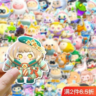 【臺灣出貨】👉100張不重複蛋仔派對Q版可愛ins貼紙筆記本手機殻蛋搭子防水手賬
