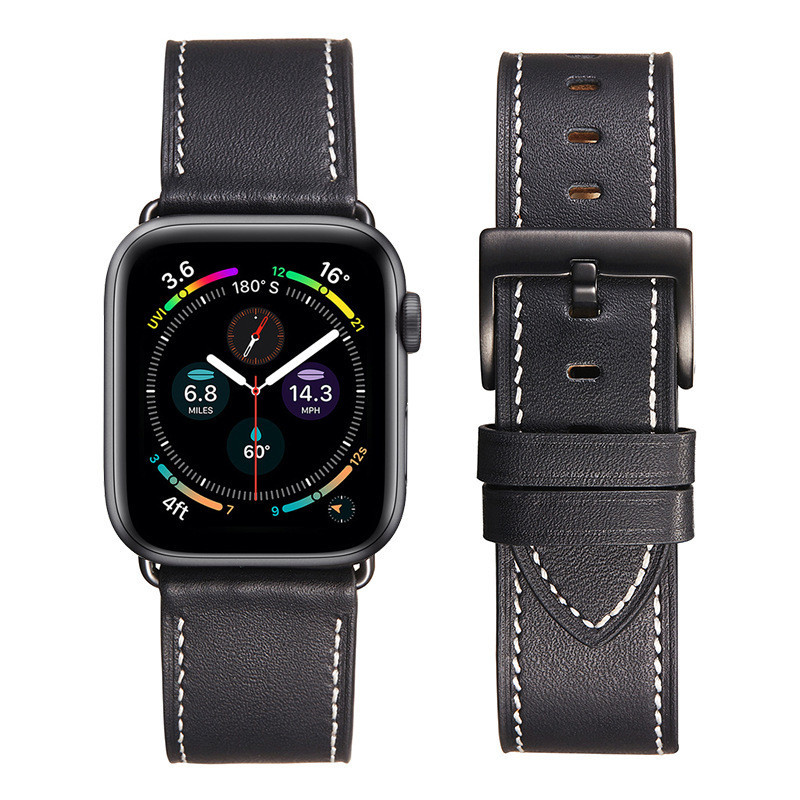 愛馬仕同款真皮錶帶 Apple Watch 9 錶帶 8 7 6 5 4 SE 蘋果手錶錶帶41mm 45mm 49mm