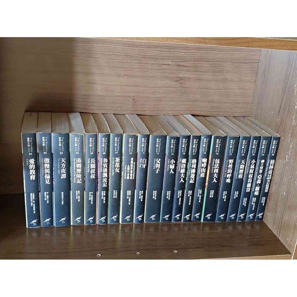 【大衛360免運】【8成新】世界文學系列 1~25缺8、10、13、15、20_精品天堂 #無釘章【M1279】