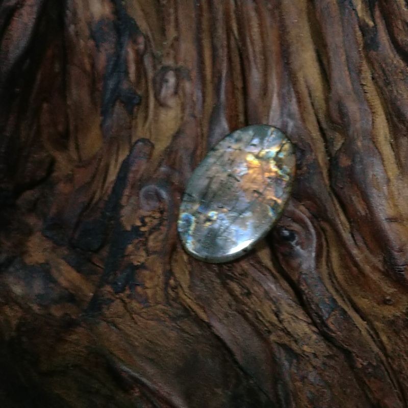 拉長石 芬蘭礦 戒面 裸石 包邊 鑲嵌 水晶 礦石