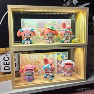 【莜莜】小夜燈 擺件 花環美樂蒂 公仔 手辦 可愛 送女友 閨蜜 創意禮物 手辦 生日禮物 擺飾 畢業禮物