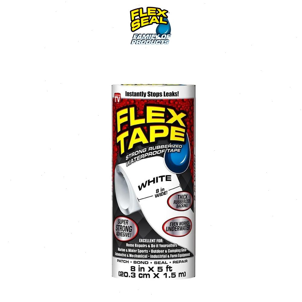 美國FLEX TAPE 強固型修補膠帶 8吋特寬版 (白色 美國製)