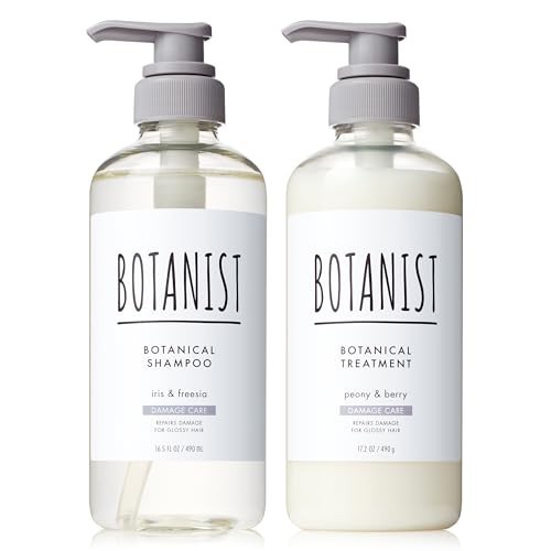 【日本直送】 【老款】BOTANIST | 洗发水护理套装瓶 【损伤护理】男女植物护发护发素
