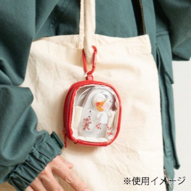 吧唧吧唧✨日本coco醬迷你化妝包卡通半透明零錢包小清新可愛掛件包收納包