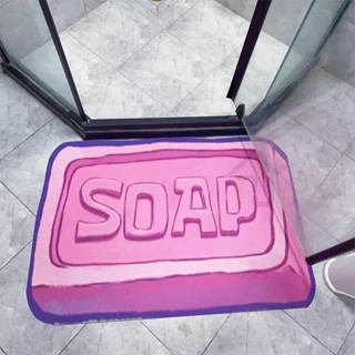 海綿寶寶地毯肥皂動漫卡通地墊少女浴室門口吸水防滑衛生間洗手間