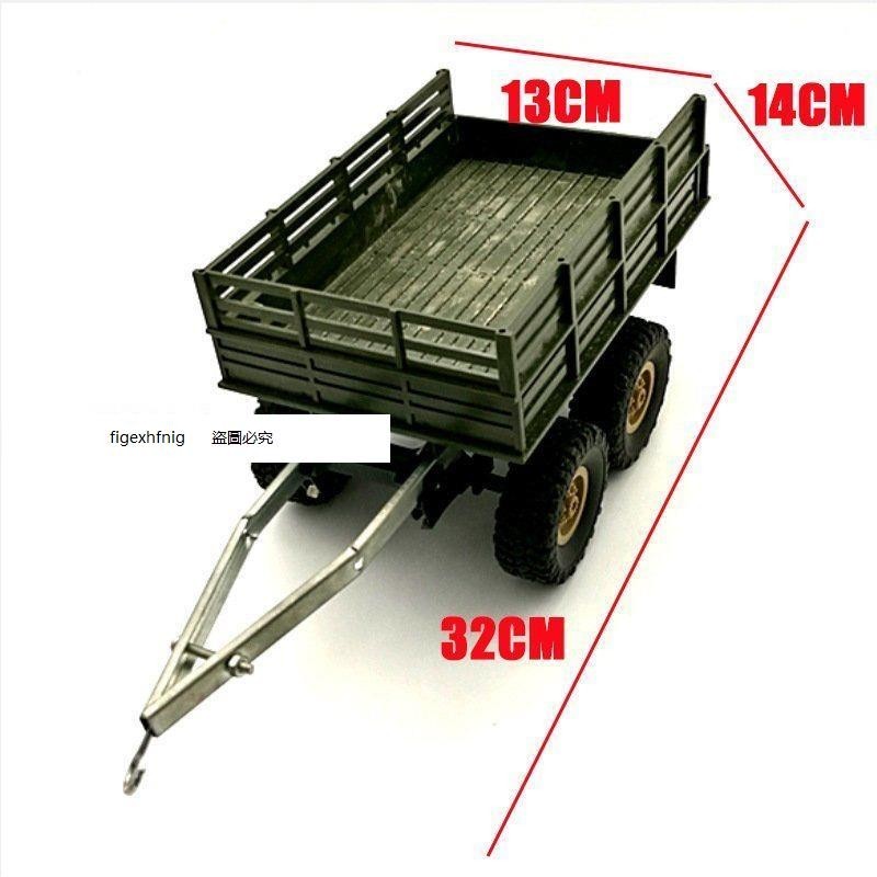 上品優選#RBR/C 頑皮龍原廠四六驅軍卡遙控車拖車改裝后斗底盤模型升級配件 ping21