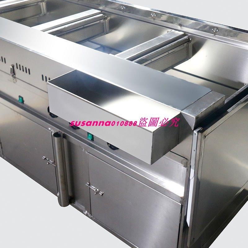 燃氣烤雞爐專用不銹鋼大料盒大容量可移動可拆卸配料配件儲物盒