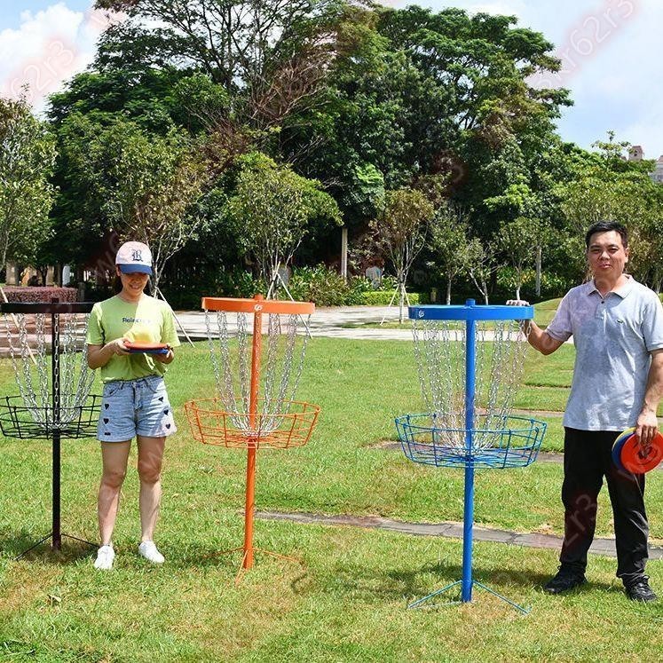 戶外運動 高爾夫飛盤組合套裝 高爾夫飛盤架 飛盤鐵架 Disc golf#＜~好物特價促銷T~＞~