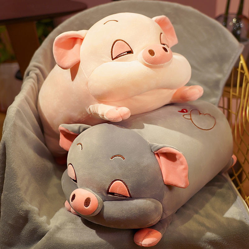 網紅可愛小豬毛絨玩具豬公仔抱枕布娃娃玩偶布偶女孩兒童生日禮物
