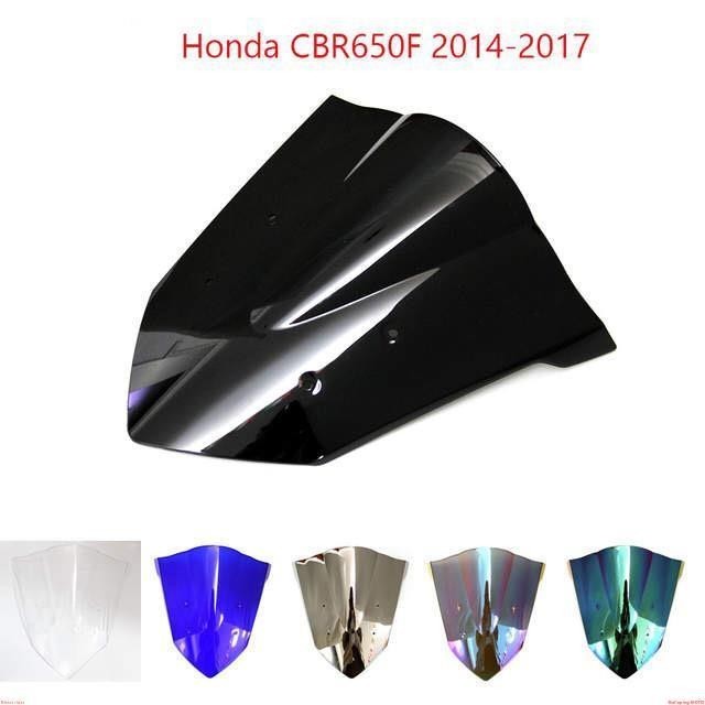 本田 CBR650F 2014-2018年 前擋風板 改裝前擋風 機車前擋風鏡 前風擋玻璃 風鏡%
