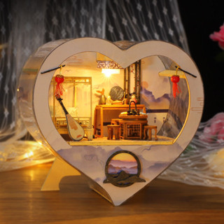 【順順裝飾】diy小屋盒子劇場創意手工材料房子拼裝模型玩具生日禮物兒童女生