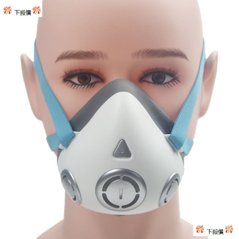 防霧霾甲醛專用電動口罩智能防毒麵具孕婦辦公室裝修防二手煙麵罩